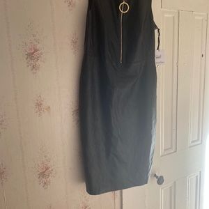 Calvin Klein leather dress
